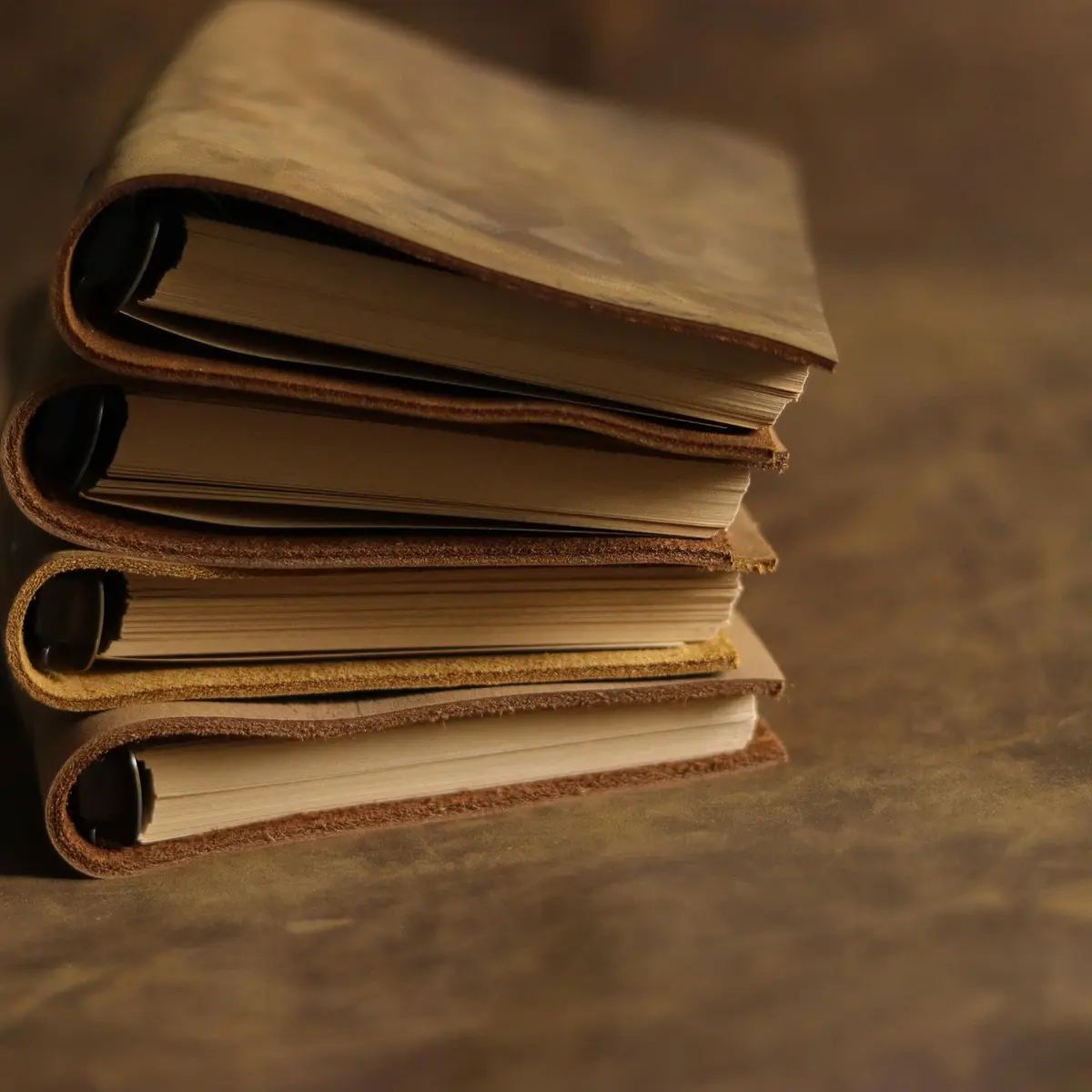 Fishknow A6 Vintage Leather Journal Notebook 18.5cm (7.3") x 12.5cm (5") | Refillable 6-Ring Binder for Planners & Travel - view 5