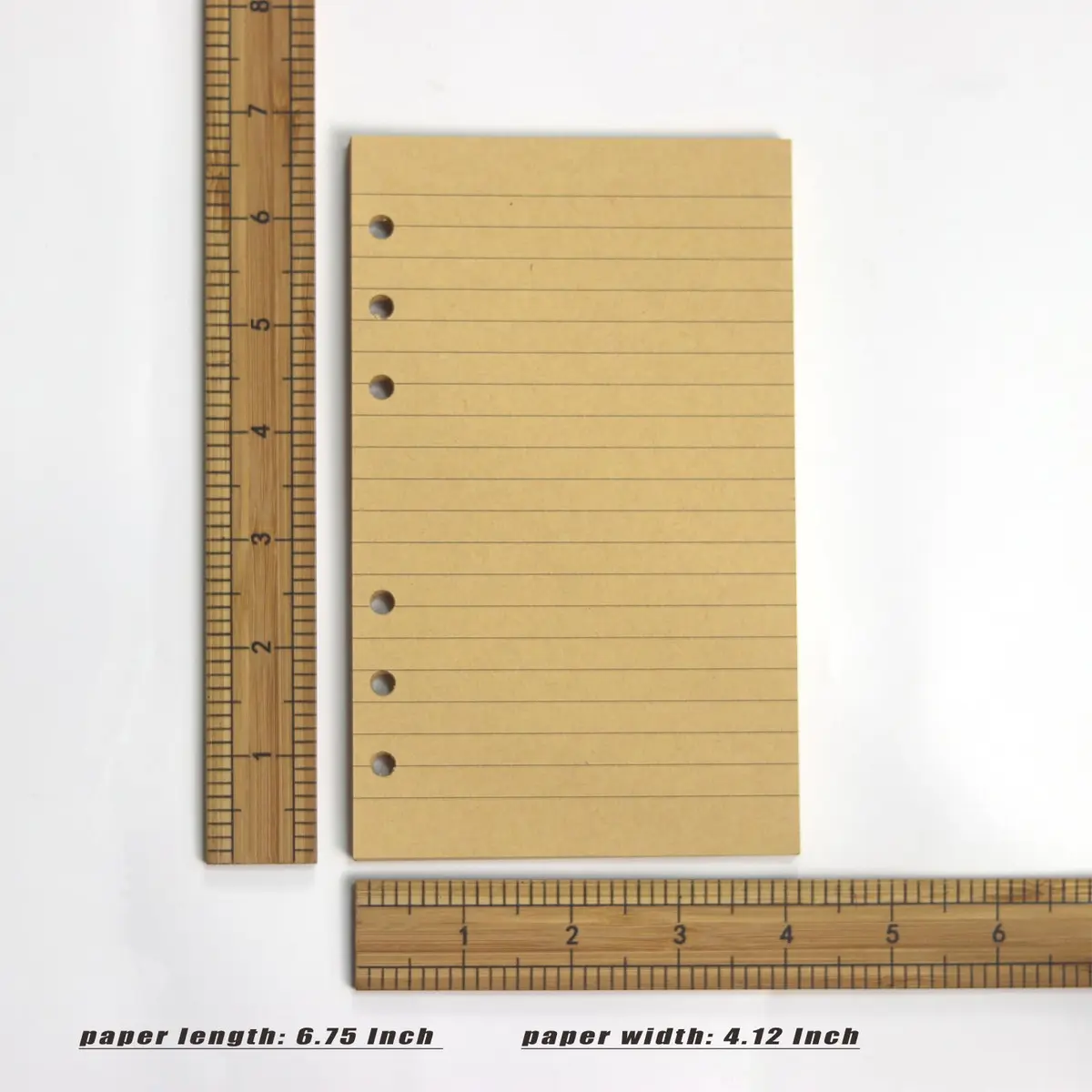 Fishknow A6 Vintage Leather Journal Notebook 18.5cm (7.3") x 12.5cm (5") | Refillable 6-Ring Binder for Planners & Travel - view 3