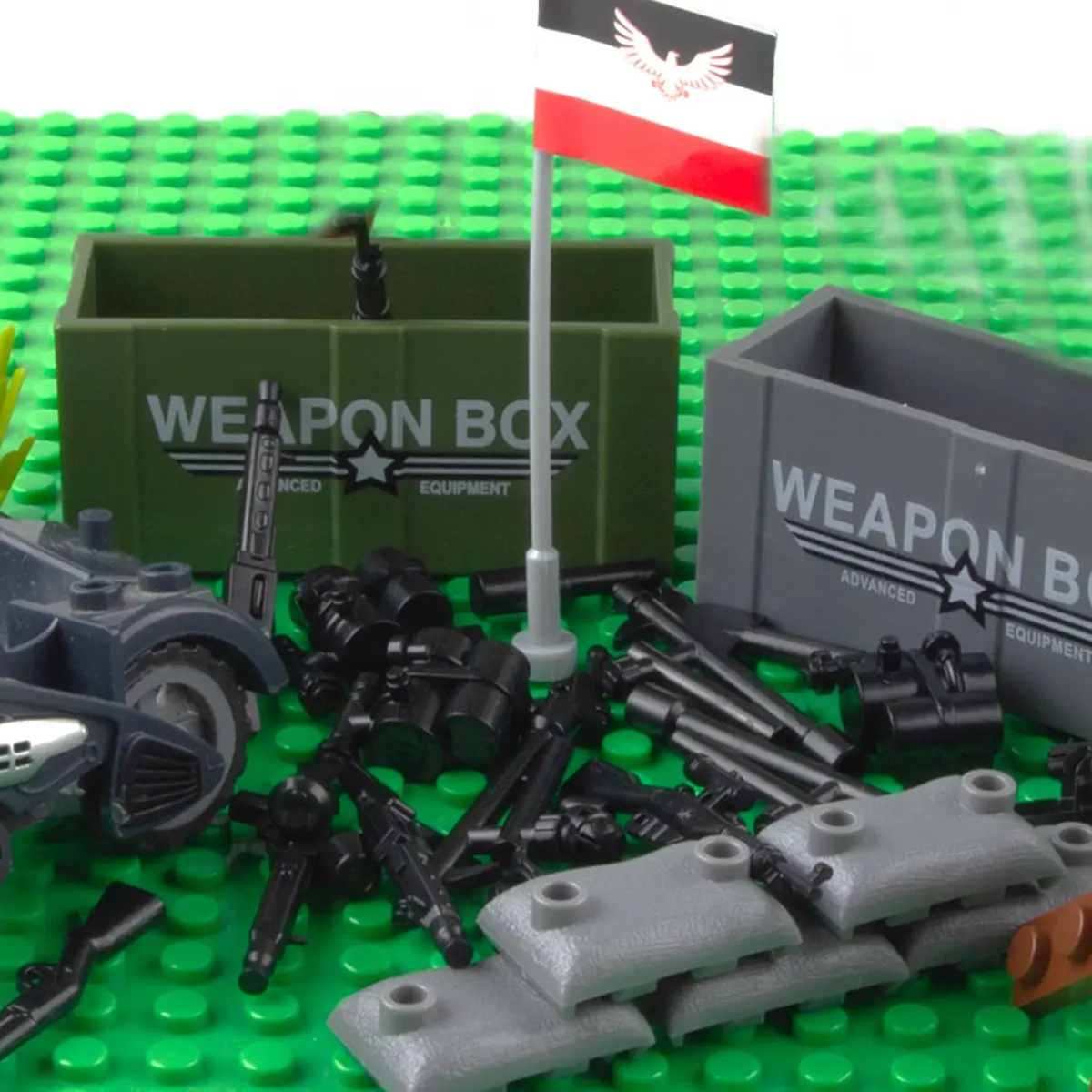 HIMIRICH Military Weapons Pack Accessories Kits Toys, 41 Pcs | Safe, Compatible with Major Brands, for Boys 6+ - view 7