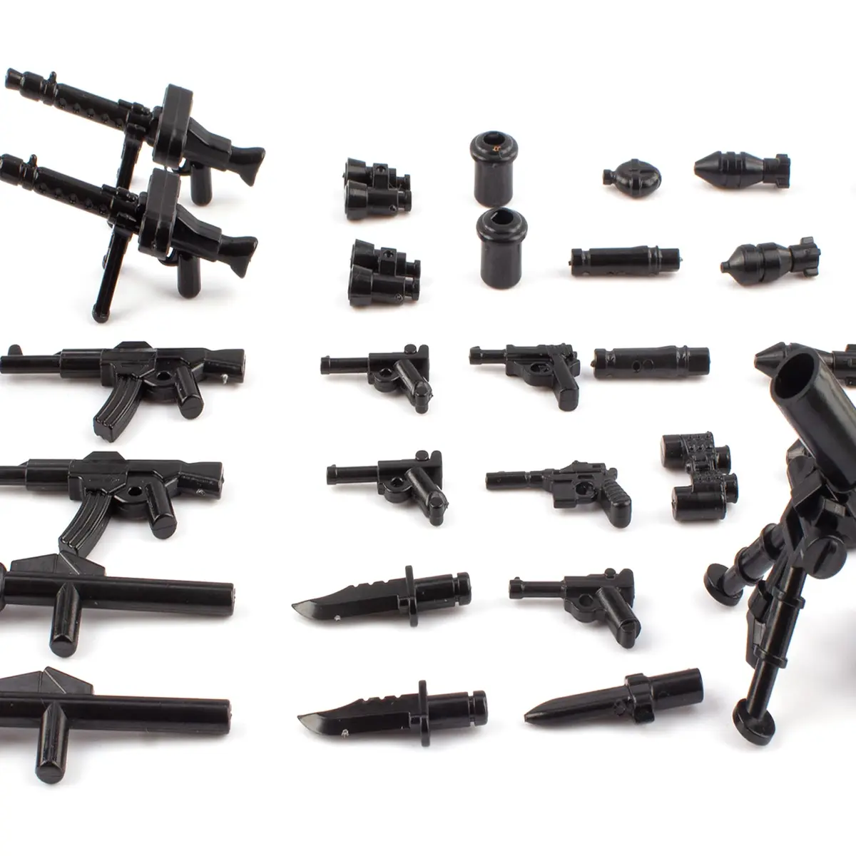 HIMIRICH Military Weapons Pack Accessories Kits Toys, 41 Pcs | Safe, Compatible with Major Brands, for Boys 6+ - view 3