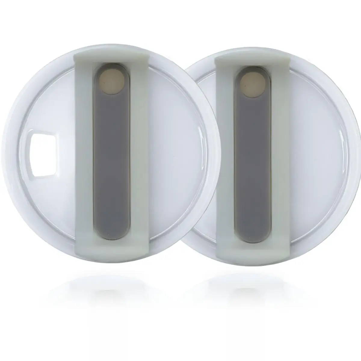 Horsdo 40oz Tumbler Lid in Beige-grey - Spill-Proof Replacement Lid (2-Pack) - main product image