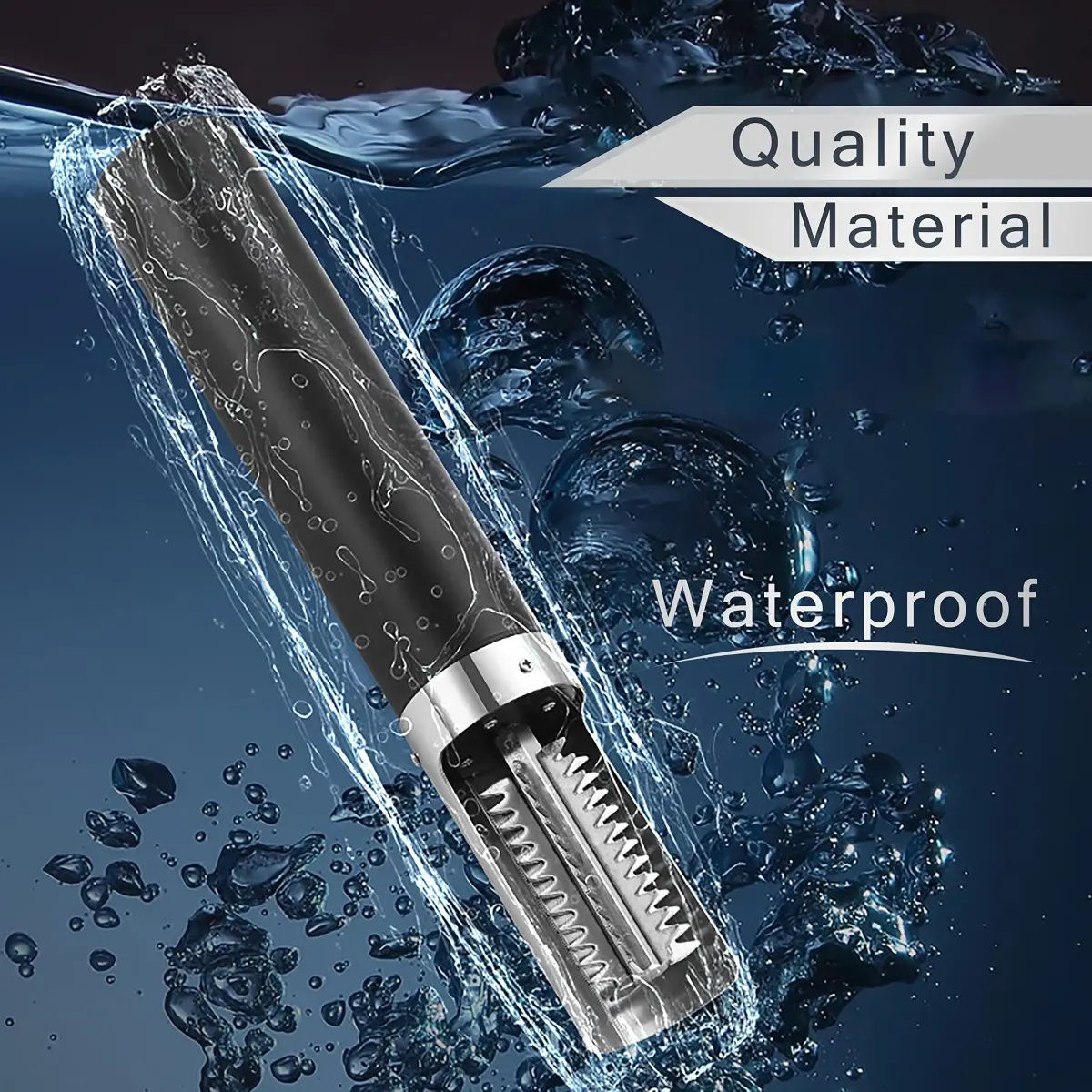 YiDeyuLL Electric Fish Scaler 29.21cm (11.5 inches) Black | Removes Scales Effortlessly - view 4