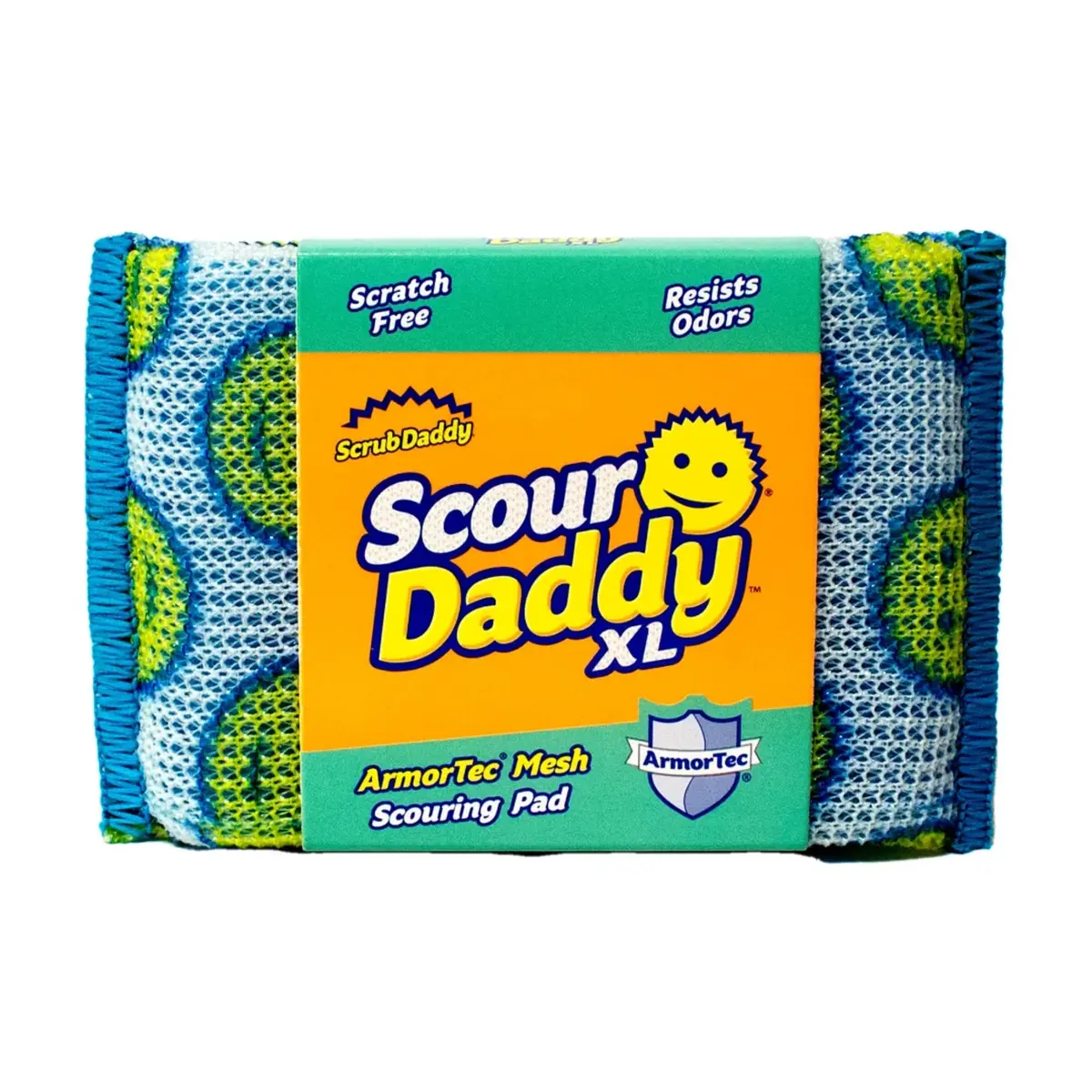 Scrub Daddy Scour Daddy XL | Heavy Duty Non Scratch Mesh Sponge for Kitchen & Bathroom Cleaning - main product image