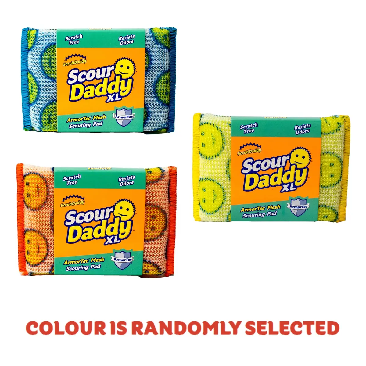 Scrub Daddy Scour Daddy XL | Heavy Duty Non Scratch Mesh Sponge for Kitchen & Bathroom Cleaning - view 2