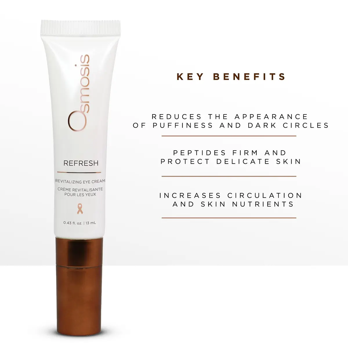 OSMOSIS Revitalizing Eye Cream 0.43 Fl Oz | Supports Puffiness, Lines & Dark Circles - view 3