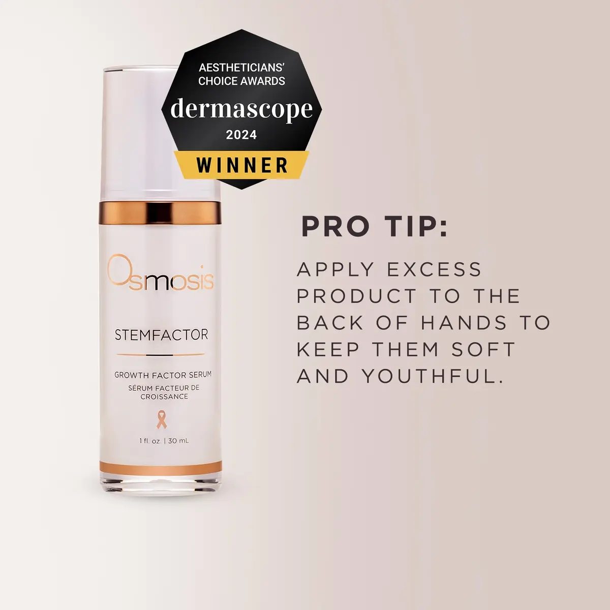 OSMOSIS StemFactor Growth Factor Serum 1 Fl Oz | Age-Defying Skin Rejuvenation - view 7