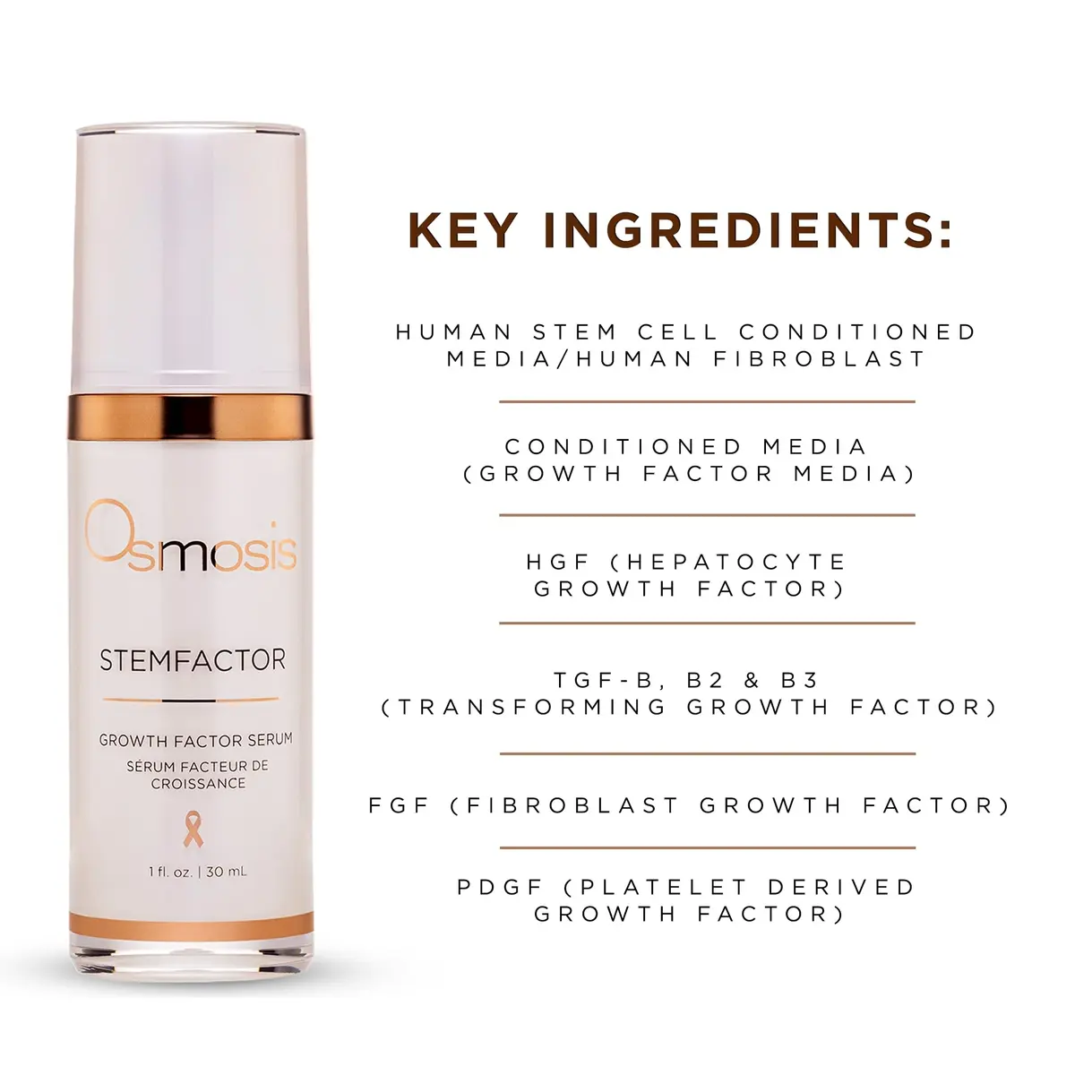 OSMOSIS StemFactor Growth Factor Serum 1 Fl Oz | Age-Defying Skin Rejuvenation - view 4