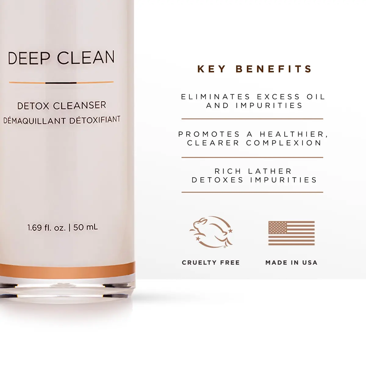OSMOSIS Deep Clean Purifying Face Wash 1.69 Fl Oz | All Skin Types, Oily & Refreshing - view 3