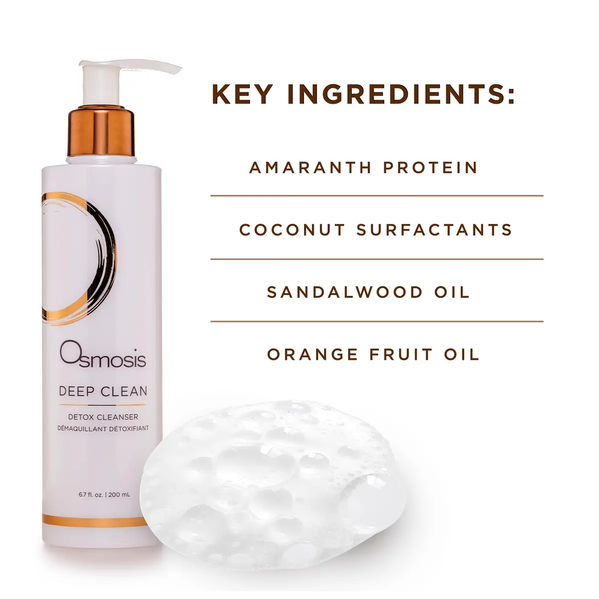 OSMOSIS Deep Clean Purifying Face Wash 1.69 Fl Oz | All Skin Types, Oily & Refreshing - view 4