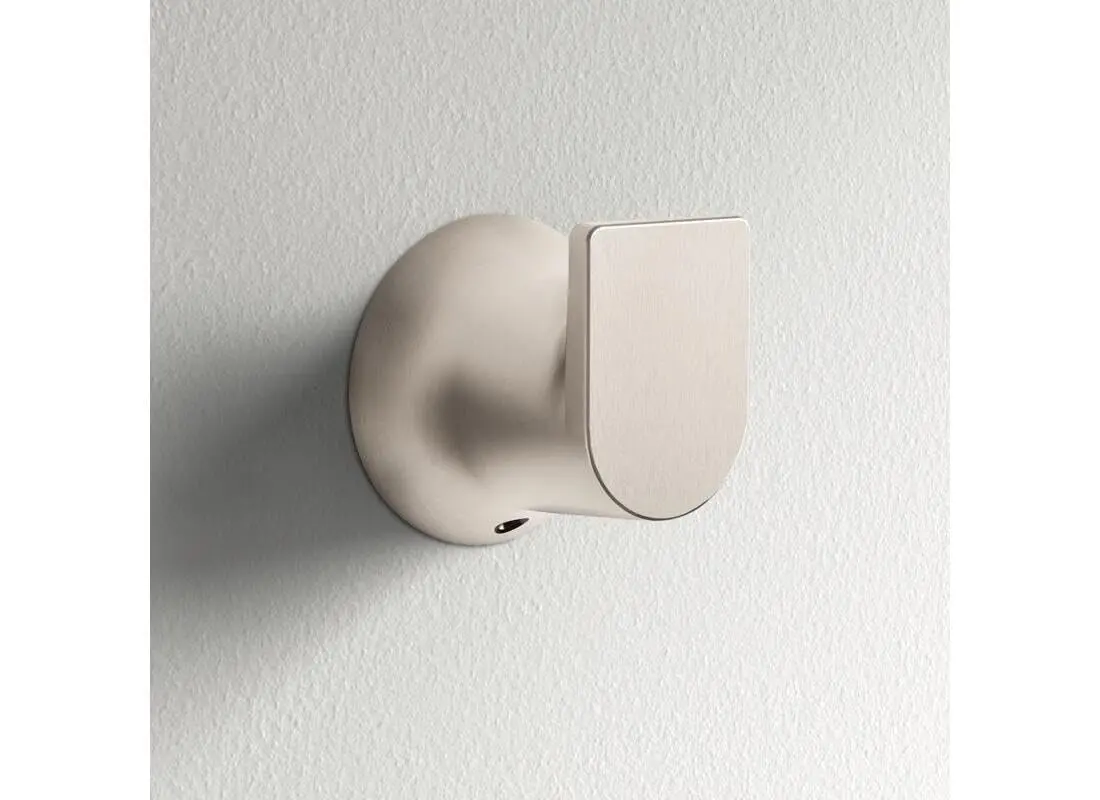 Moen Genta Single Hook Robe Hook in Brushed Nickel | 30 lbs Capacity, Wall Mount, Zinc Material - view 2