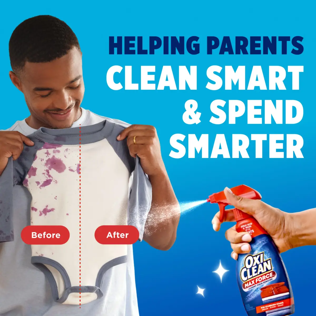 OxiClean Max Force Laundry Stain Treater Spray 118ml (2 Fl Oz, 2 Pack) | Tough Dried-In Stains - view 8