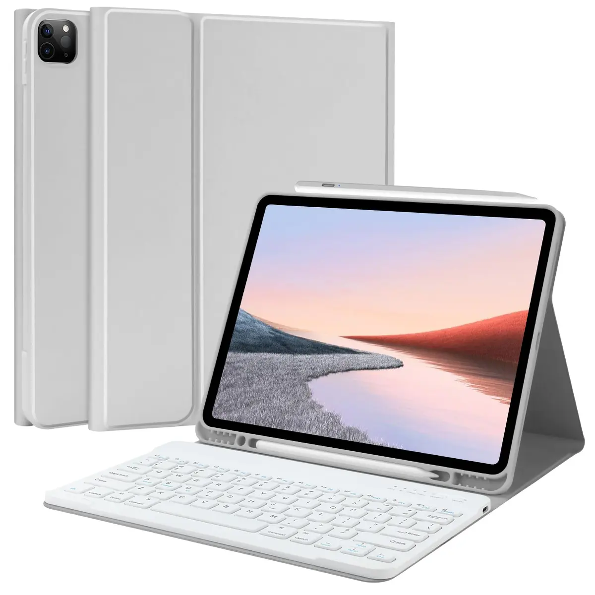 TQQ Keyboard Case for iPad Air 13" & Pro 12.9" | Compatibility & Auto Wake (70-120c) - main product image