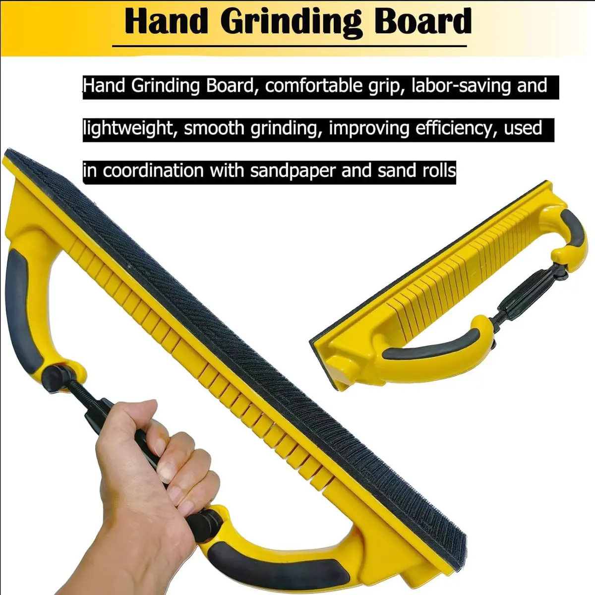 Toromp Hand Sanding Block 2-3/4" x 15-3/4" | Adjustable Radius Flex for Automotive & Woodworking - view 6
