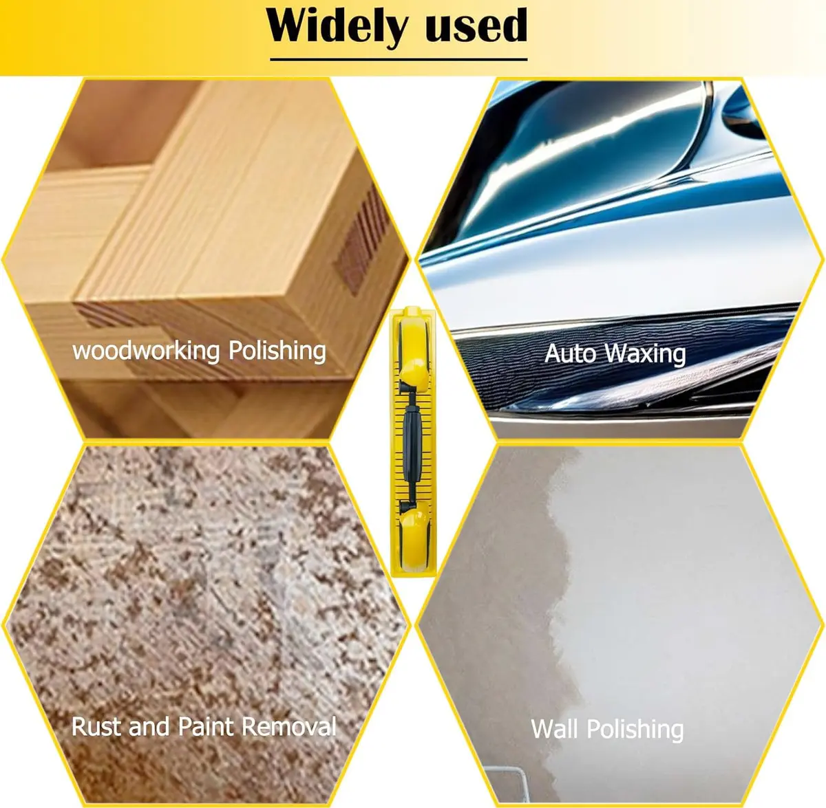Toromp Hand Sanding Block 2-3/4" x 15-3/4" | Adjustable Radius Flex for Automotive & Woodworking - view 7
