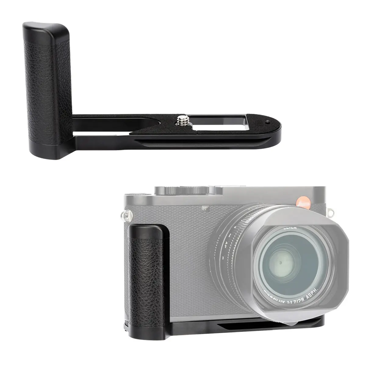 JJC Metal Hand Grip Handgrip L Bracket for Leica Q3/Q3 43 Cameras | Comfortable, Secure Hold - main product image