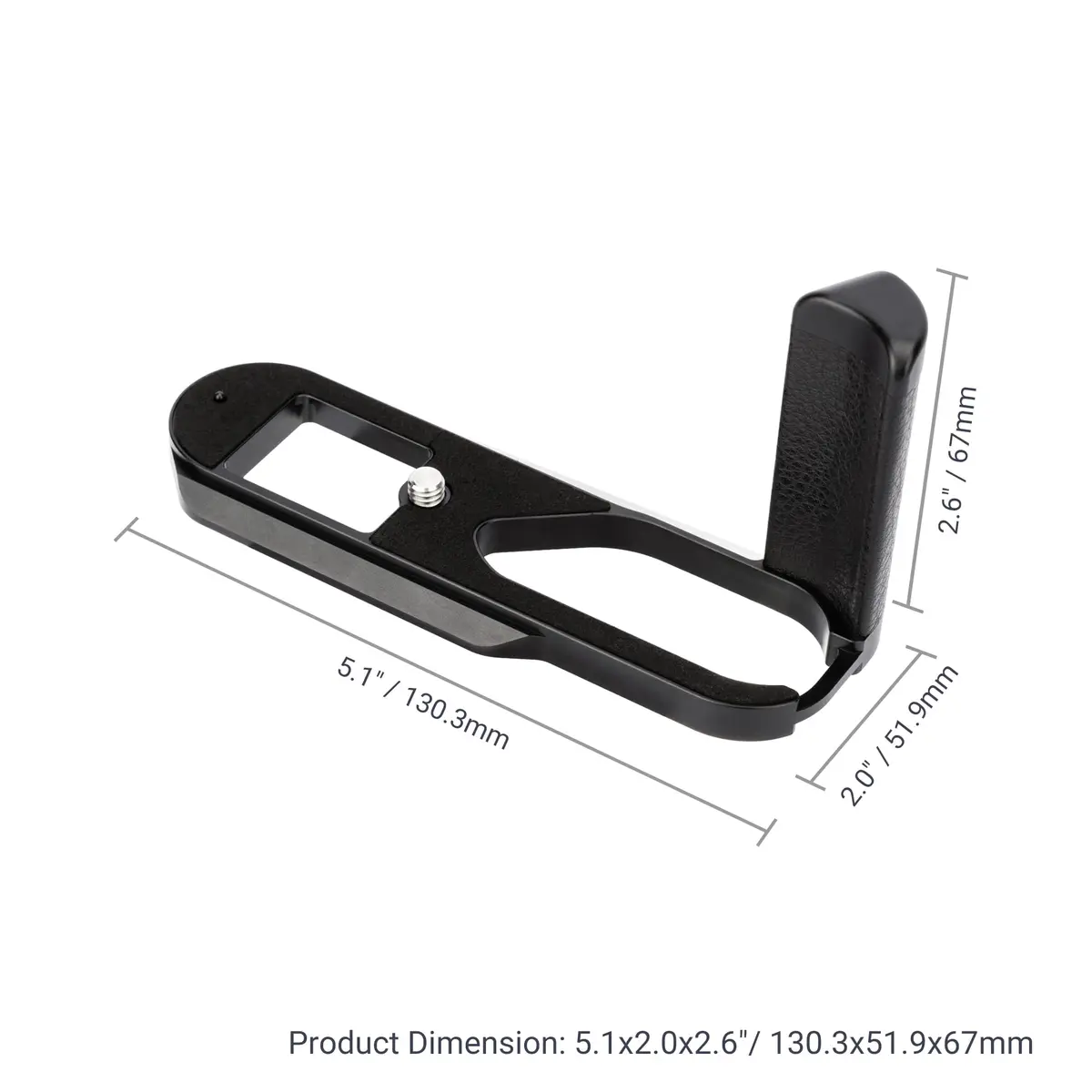 JJC Metal Hand Grip Handgrip L Bracket for Leica Q3/Q3 43 Cameras | Comfortable, Secure Hold - view 7