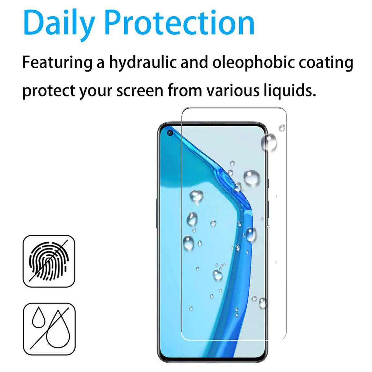 KJYFOANI Tempered Glass Screen Protector for VERTU IVERTU 5G 6.67 Inch | 2 Pack 9H Hardness Clear Bubble Free - view 7