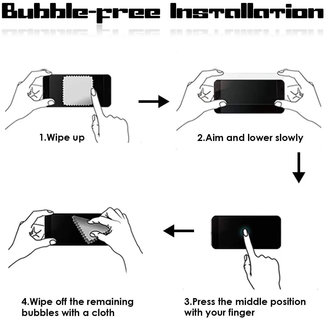 KJYFOANI Tempered Glass Screen Protector for VERTU IVERTU 5G 6.67 Inch | 2 Pack 9H Hardness Clear Bubble Free - view 8