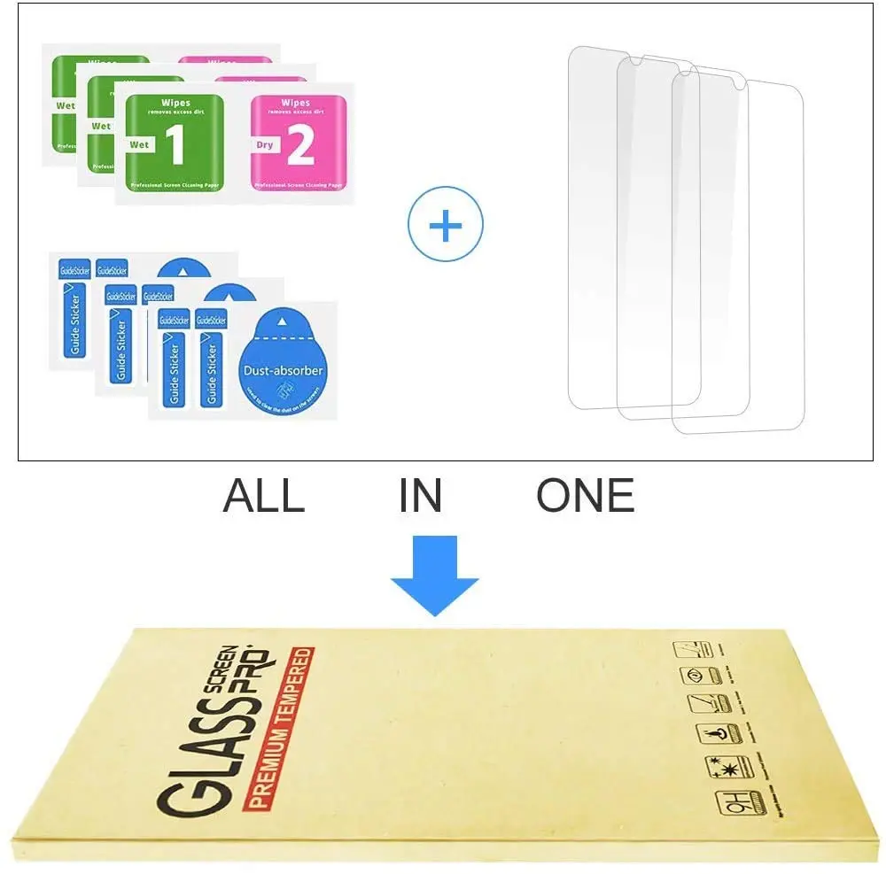 KJYFOANI Tempered Glass Screen Protector for VERTU IVERTU 5G 6.67 Inch | 2 Pack 9H Hardness Clear Bubble Free - view 9