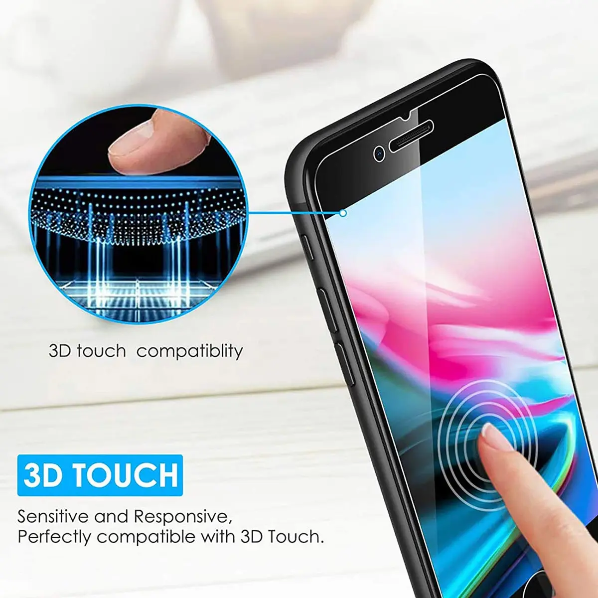 KJYFOANI Tempered Glass Screen Protector for VERTU IVERTU 5G 6.67 Inch | 2 Pack 9H Hardness Clear Bubble Free - view 4