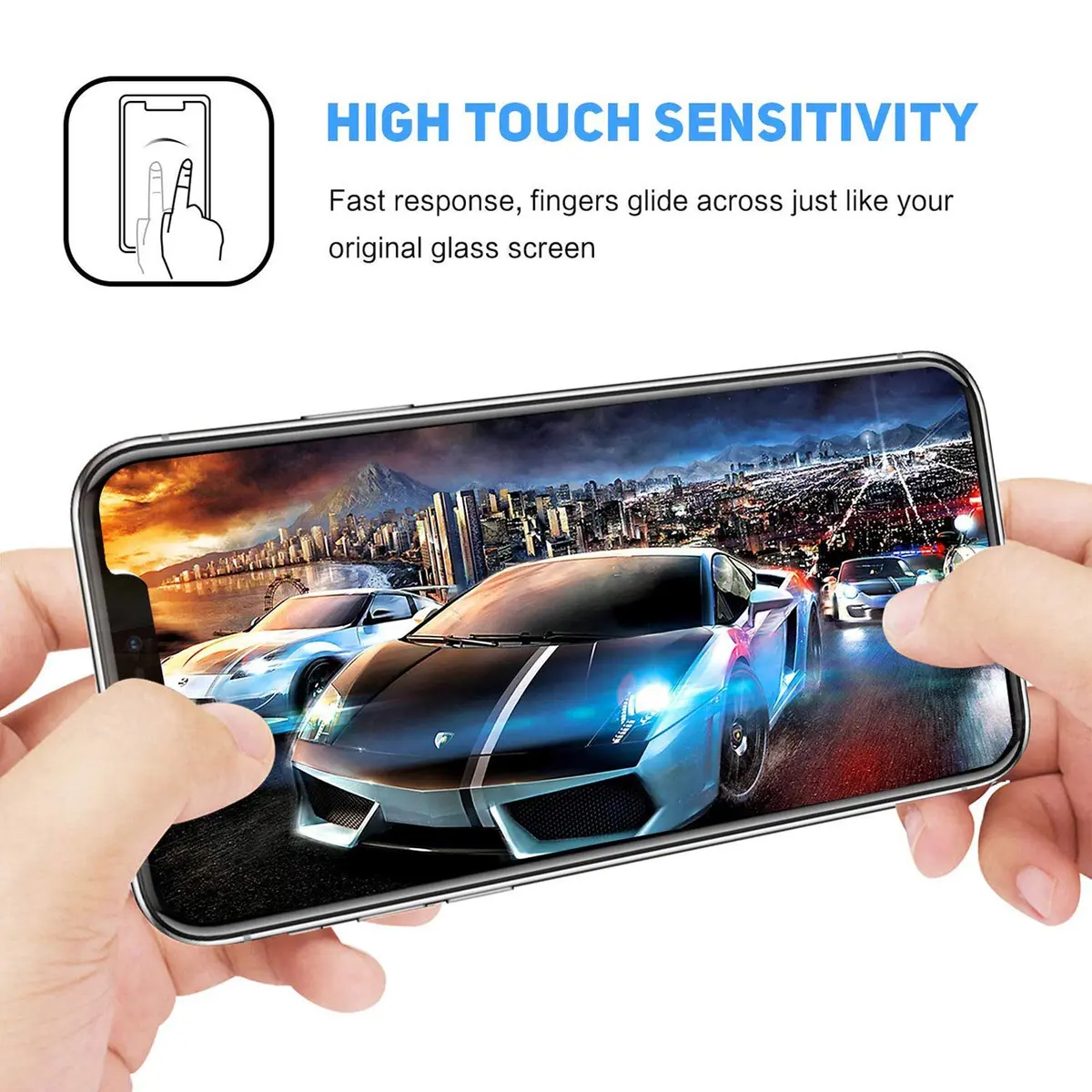 KJYFOANI Tempered Glass Screen Protector for VERTU IVERTU 5G 6.67 Inch | 2 Pack 9H Hardness Clear Bubble Free - view 5