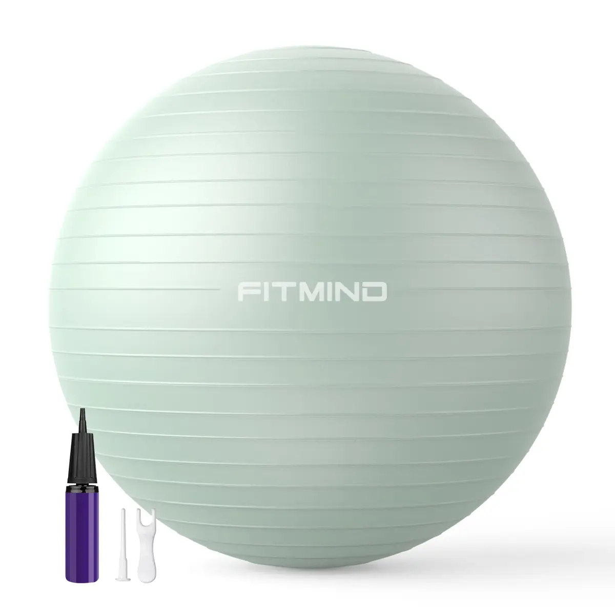 FITMIND Extra Thick Exercise Ball 65cm | Anti-Burst, Slip-Resistant, Pregnancy Support - main product image