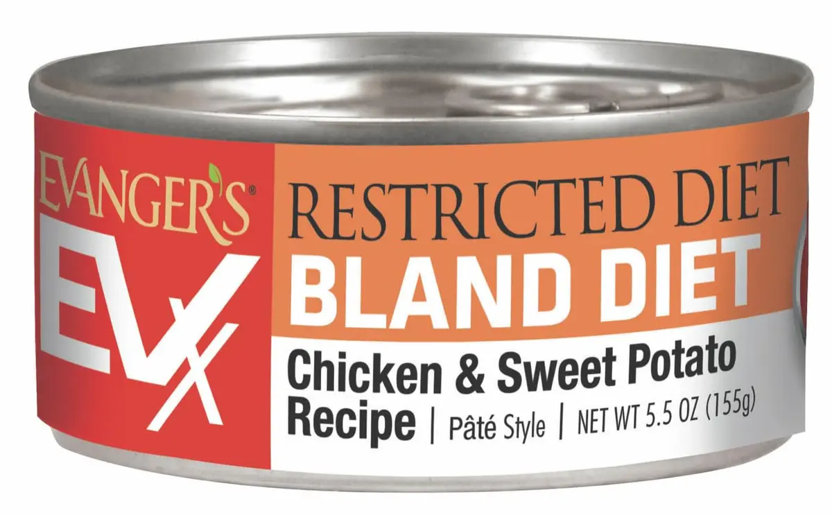 Evanger's Pet Food – Restricted Diet Bland Recipe for Cats, 5.5 oz, Pack of 24 | Simple, Gentle, USA Made - main product image