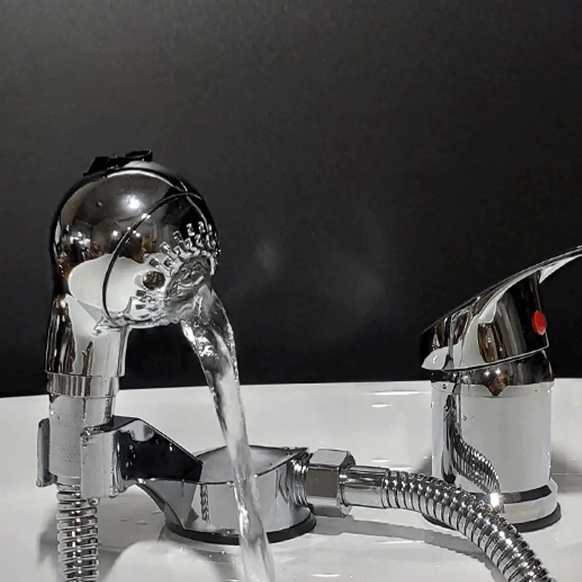 Qusmeiyici Showerhead for Salon & Spa Chairs | Adjustable Stainless Steel Spray Head with G1/2 Interface - view 5