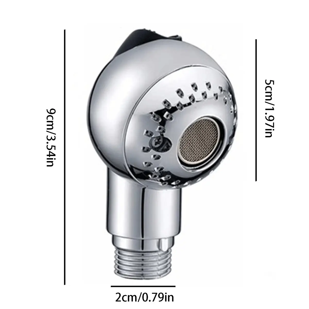 Qusmeiyici Showerhead for Salon & Spa Chairs | Adjustable Stainless Steel Spray Head with G1/2 Interface - view 2