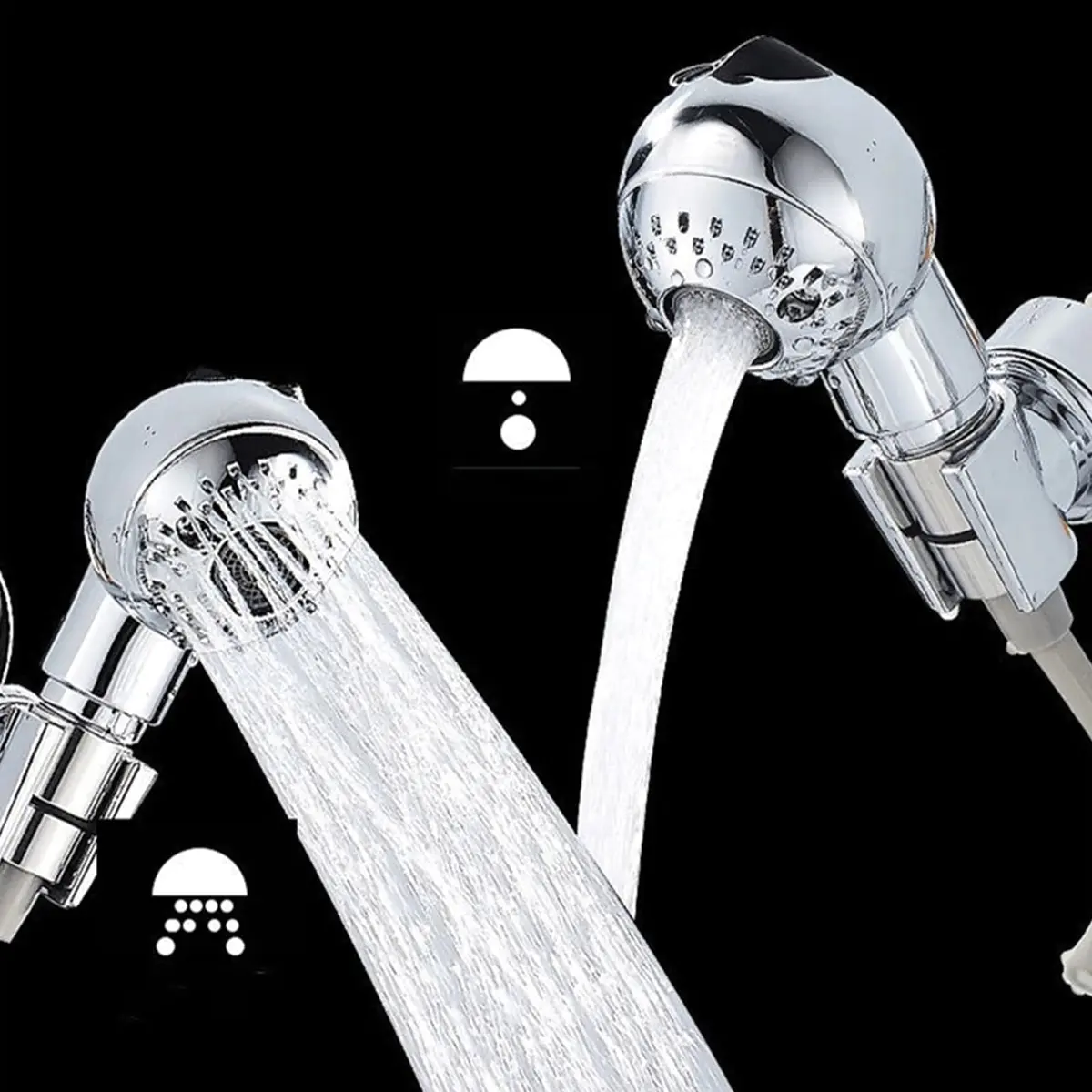 Qusmeiyici Showerhead for Salon & Spa Chairs | Adjustable Stainless Steel Spray Head with G1/2 Interface - view 3