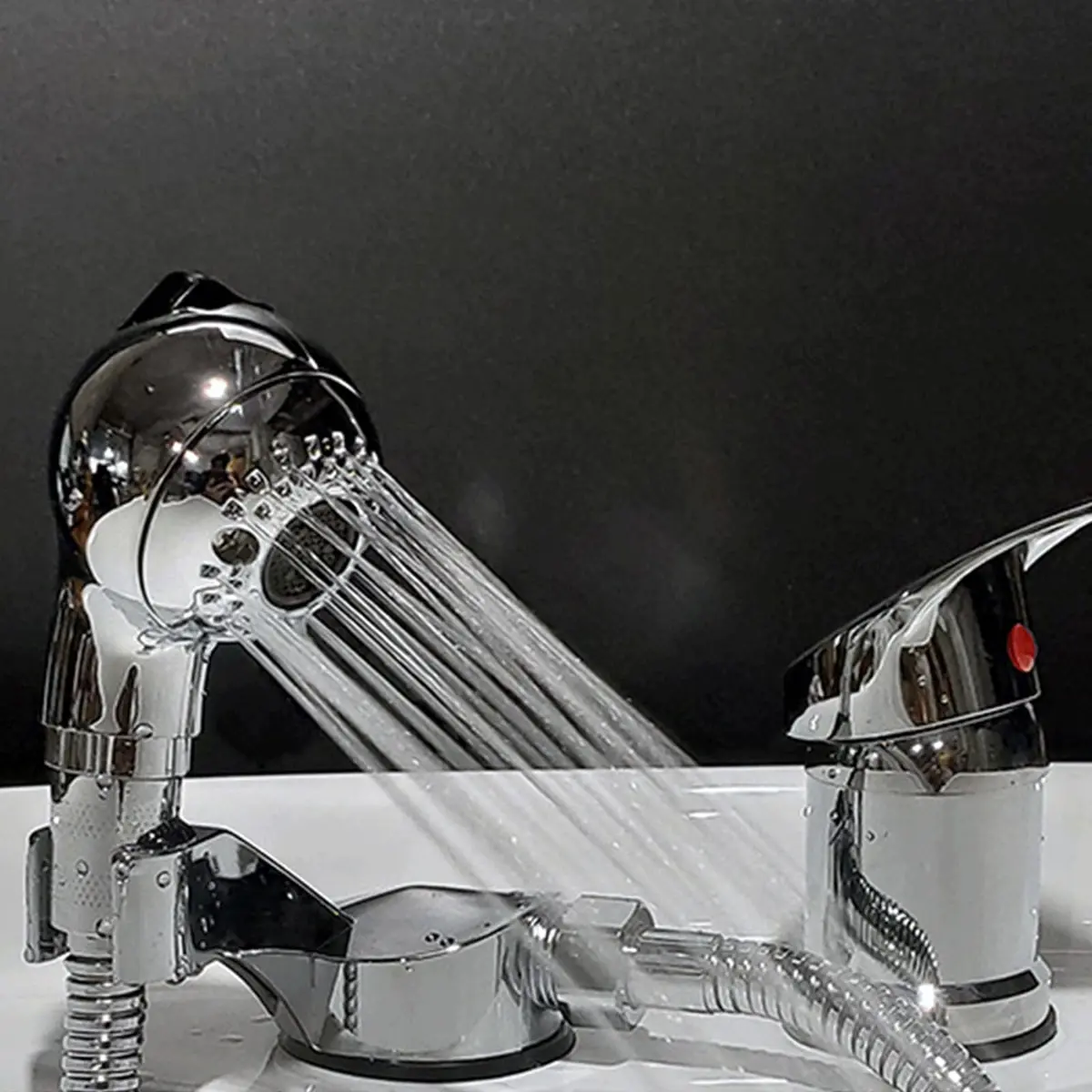 Qusmeiyici Showerhead for Salon & Spa Chairs | Adjustable Stainless Steel Spray Head with G1/2 Interface - view 4