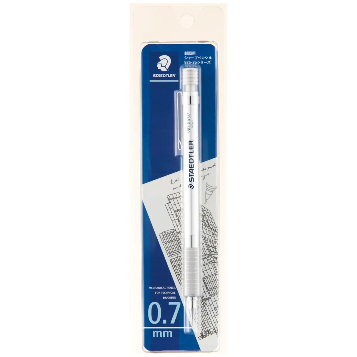 STAEDTLER Drafting Mechanical Pencil 0.7mm | Classic Aluminum Design for Precision - view 2