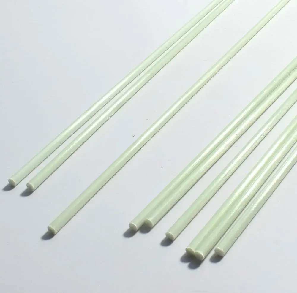 MOKOVI Round Fiberglass Solid Rod Blank 3mm (0.118 in) x 420mm (16.5 in) | 10-Piece Pack for DIY & Hobby Projects - view 5