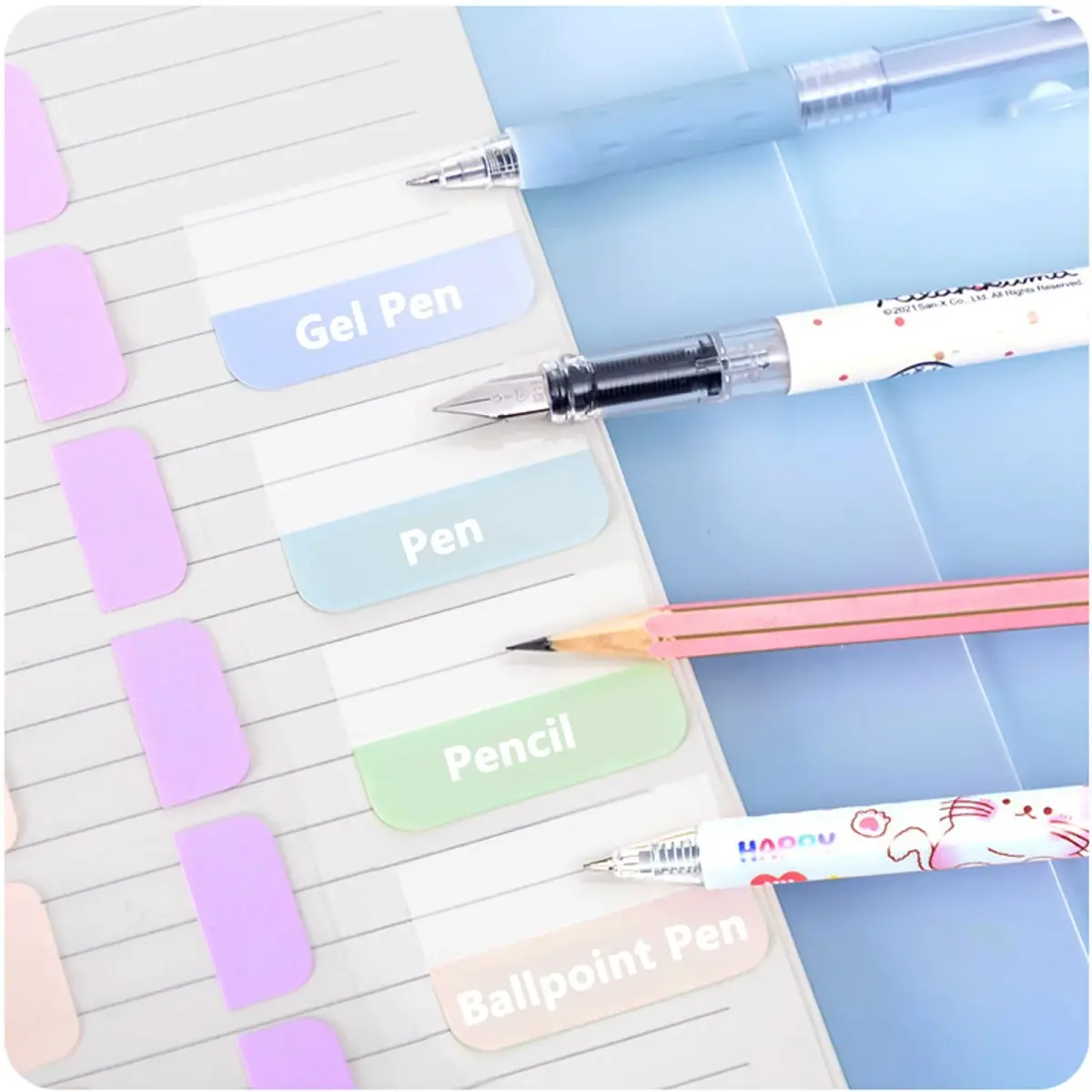 ELII 480 Pcs Morandi Tabs 2 Inch Sticky Index Tabs, Book Tabs Writable and Repositionable File Tabs Flags, Colored Page Markers 12 Colors | Bulk Pack Value Pack - view 6