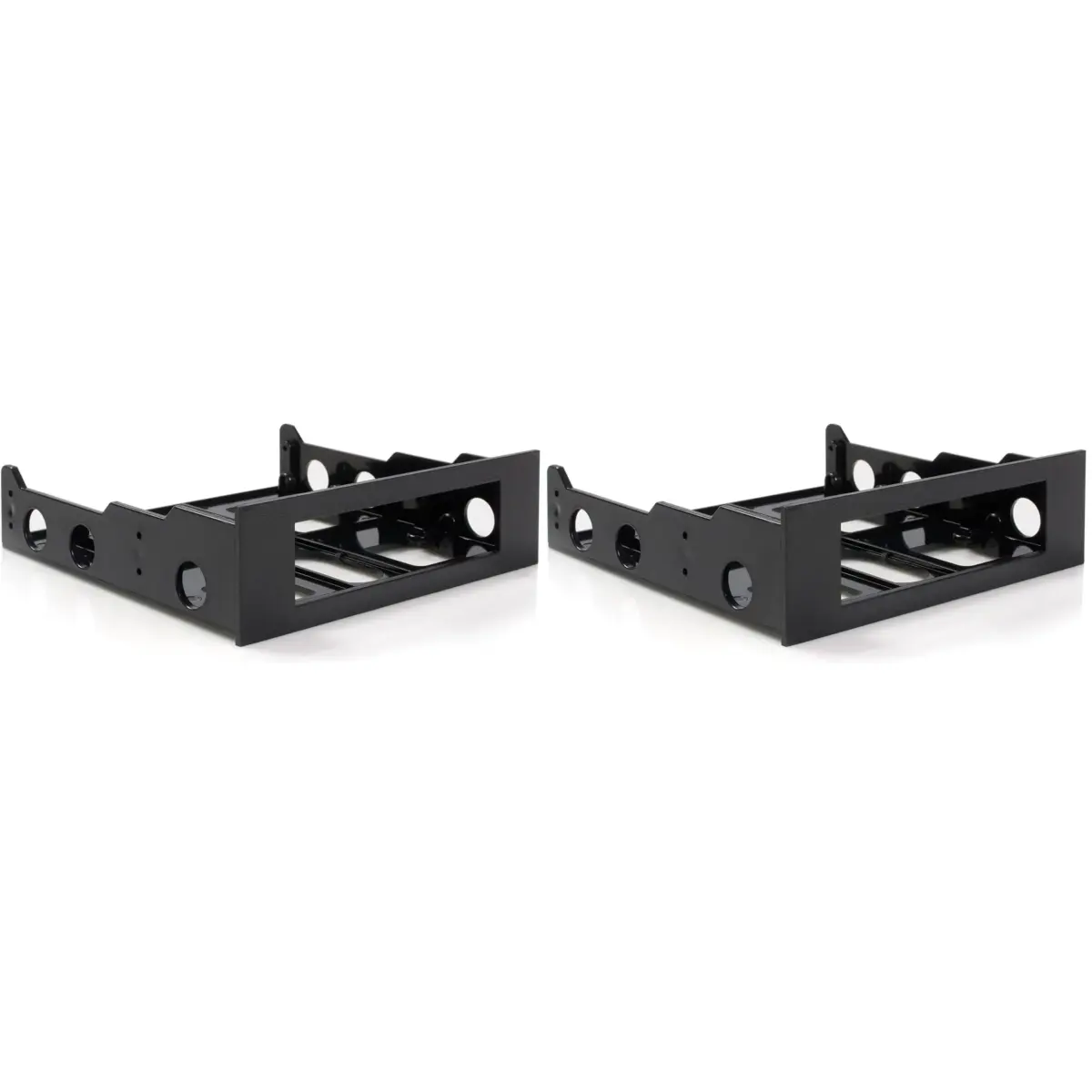 StarTech.com 3.5" to 5.25" Front Bay Mounting Bracket Pack of 2 | Install 3.5" Peripherals in 5.25" Bay - main product image