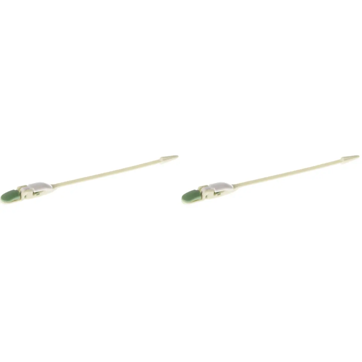 Clover Clip 'n Glide Bodkin Set, 2 Count | Flexible Elastic Threader for Sewing - main product image