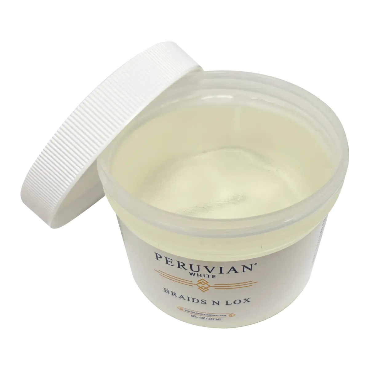 Peruvian white Braid, Loc, & Edge Gel, 8 oz | Extra Hold, Anti-Frizz, No Flaking - view 2