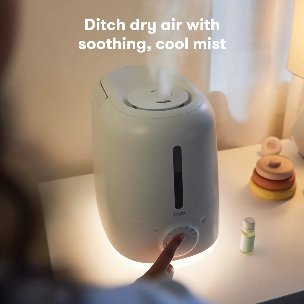 Frida Baby 3-in-1 XL Top Fill Cool Mist Humidifier with Diffuser & Nightlight 6L (1.6 Gallon) | Quiet Operation for Large Rooms - view 2