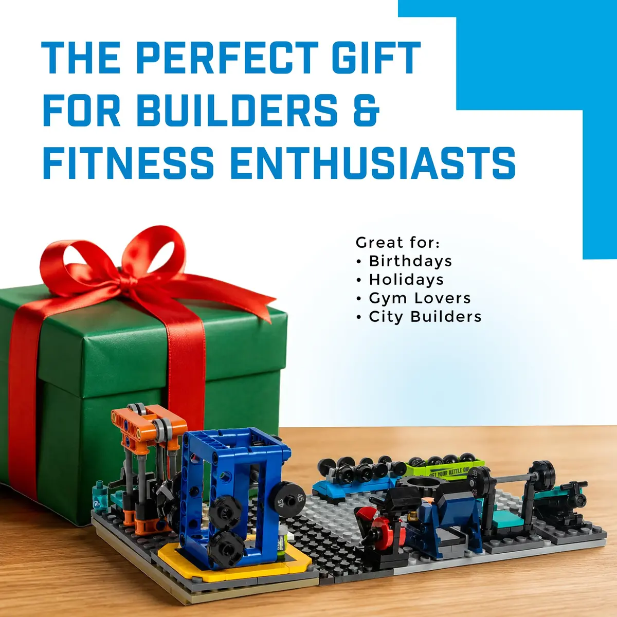 Brick Loot Mini City Gym Building Set 195 Pieces | STEM Educational Toy for Kids Ages 6+ - view 4