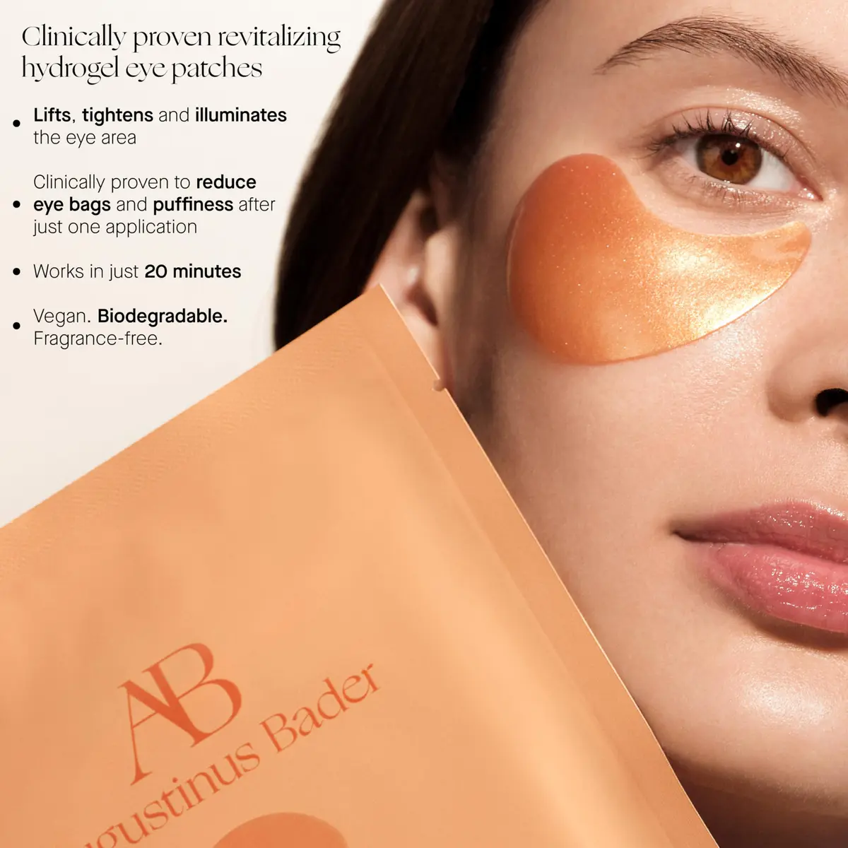 Augustinus Bader The Eye Patches 6 Pack | Hydrating & Anti-Aging Hydrogel Patches for Dark Circles - view 2