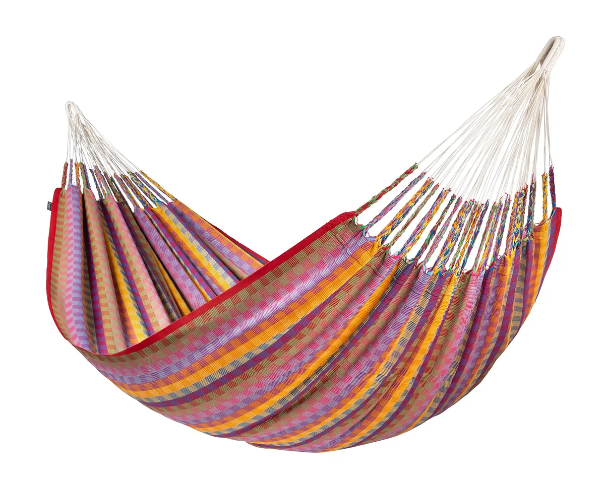 LA SIESTA Flora Classic Cotton Hammock & TreeMount | Extra Large 2 Person Portable Indoor Outdoor Bed - view 2
