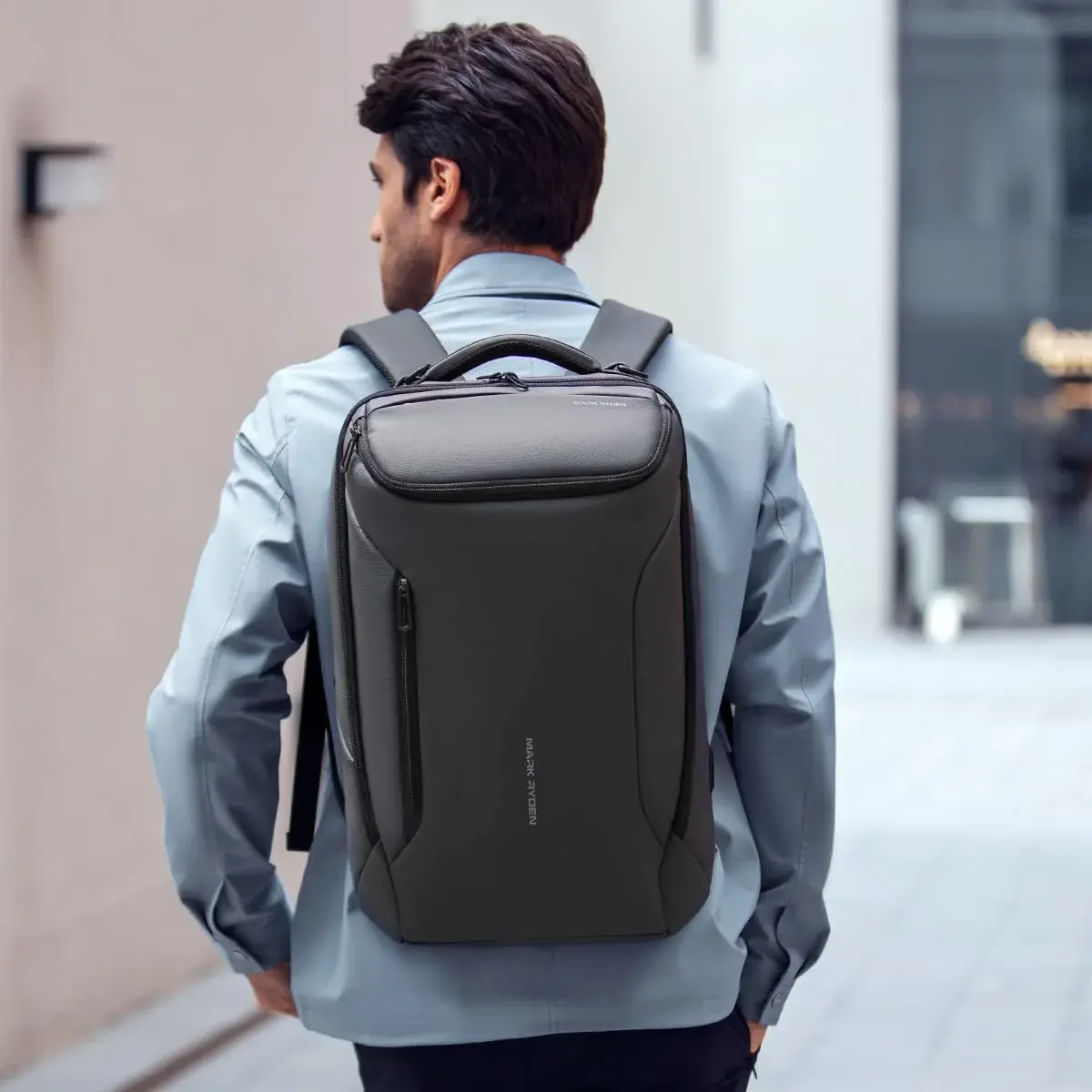 MARK RYDEN Business Backpack for Men, Waterproof 17.3 Inch Laptop Backpack with USB Charging Port & Sport Car Shape Design | 32L (1.2kg) - view 7