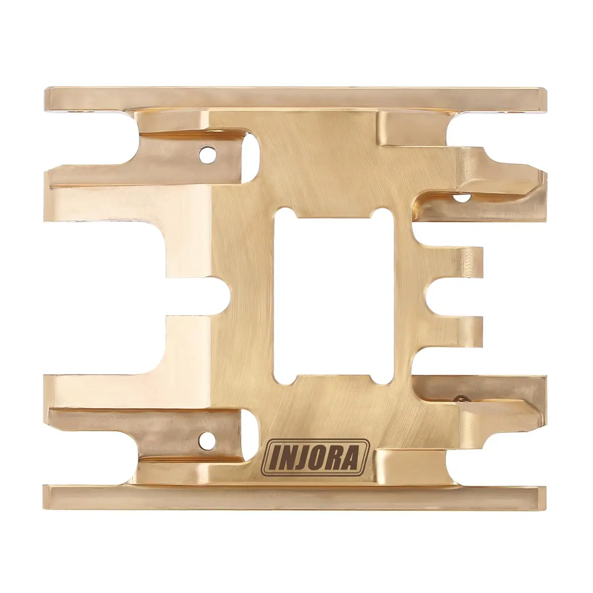INJORA Brass Skid Plate Transmission Mount for TRX4M | Heavy Brass, Durable RC Vehicle Part - view 6