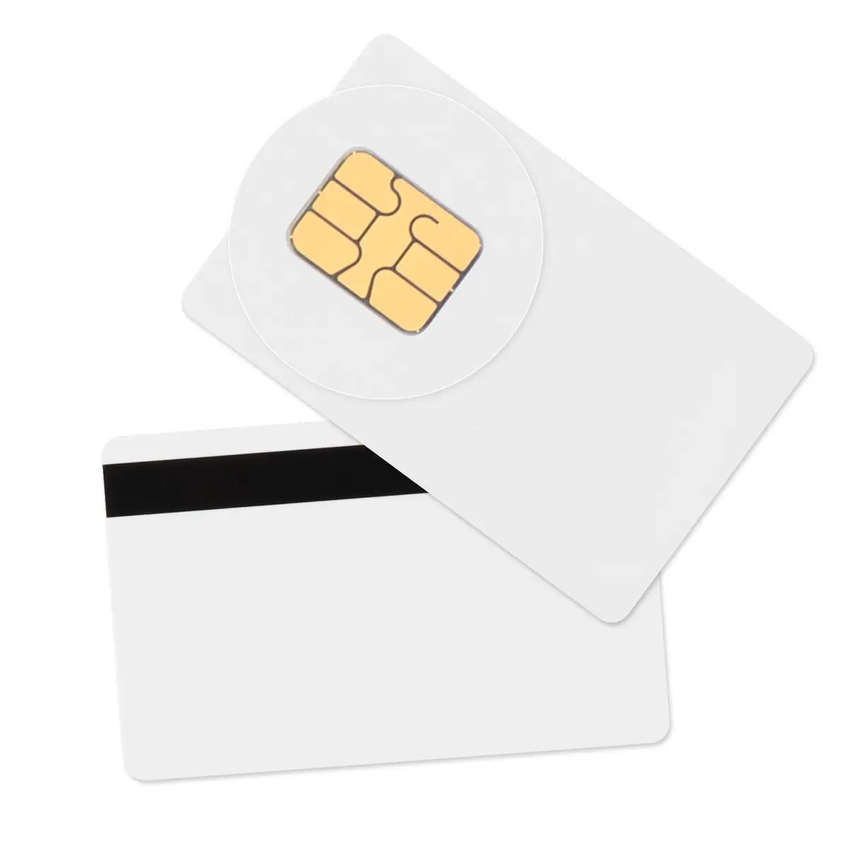 CAETOUNG SLE4442 Chip Cards with HiCo Magnetic Stripe 20 Pack | ISO CR80 PVC/ABS Access Control Cards - view 2