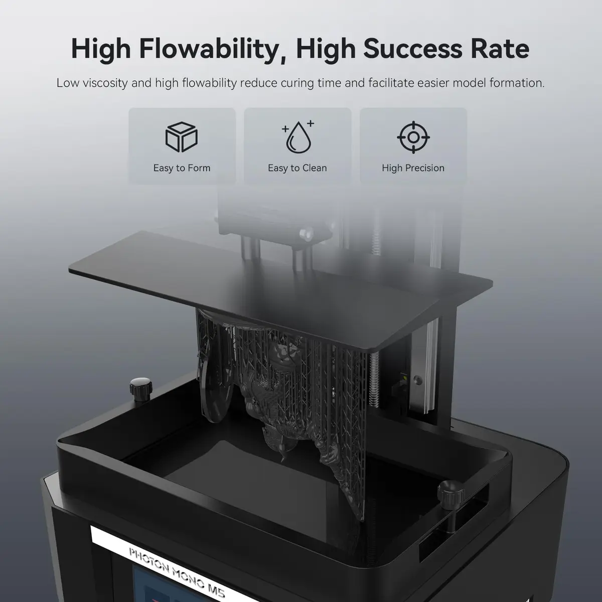 ANYCUBIC ABS-Like Resin Pro 2 1kg | High Strength, Low Odor, 8K Precision for LCD 3D Printers - view 3