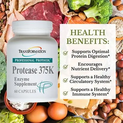 TRANSFORMATION Protease 375K Enzyme Blend Supplement 120 Capsules | High-Potency Protein & Gut Support - view 4