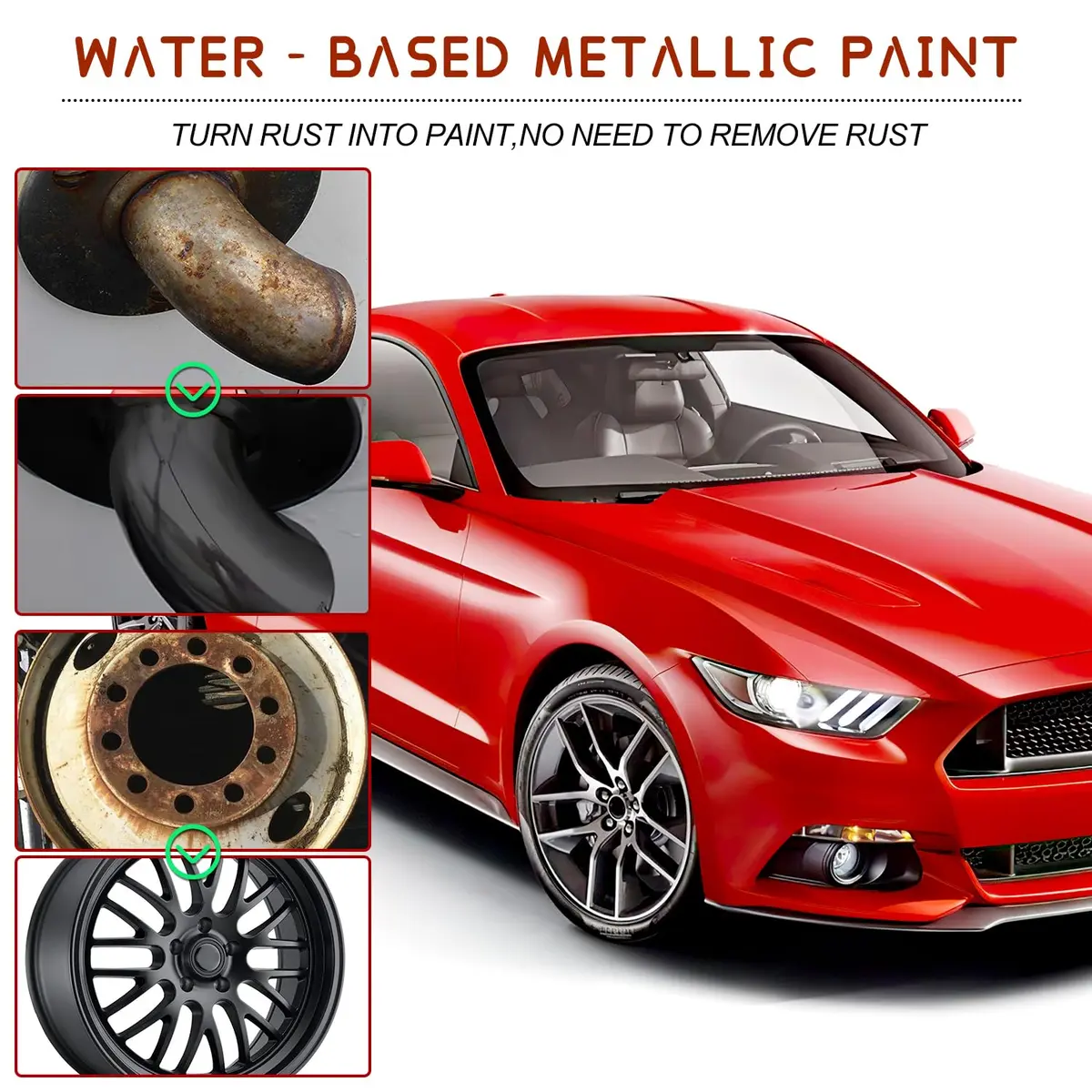 TPTAL Rust Renovator Black 300g (10.58 oz) | Converts Rust to Durable Black Polymer Layer - view 3