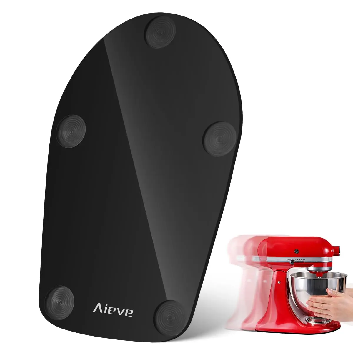 Aieve Mixer Slider Mat for KitchenAid 4.5-5 QT Tilt-Head Stand Mixer Accessories | Acrylic Sliding Tray with Felt Bottom - main product image