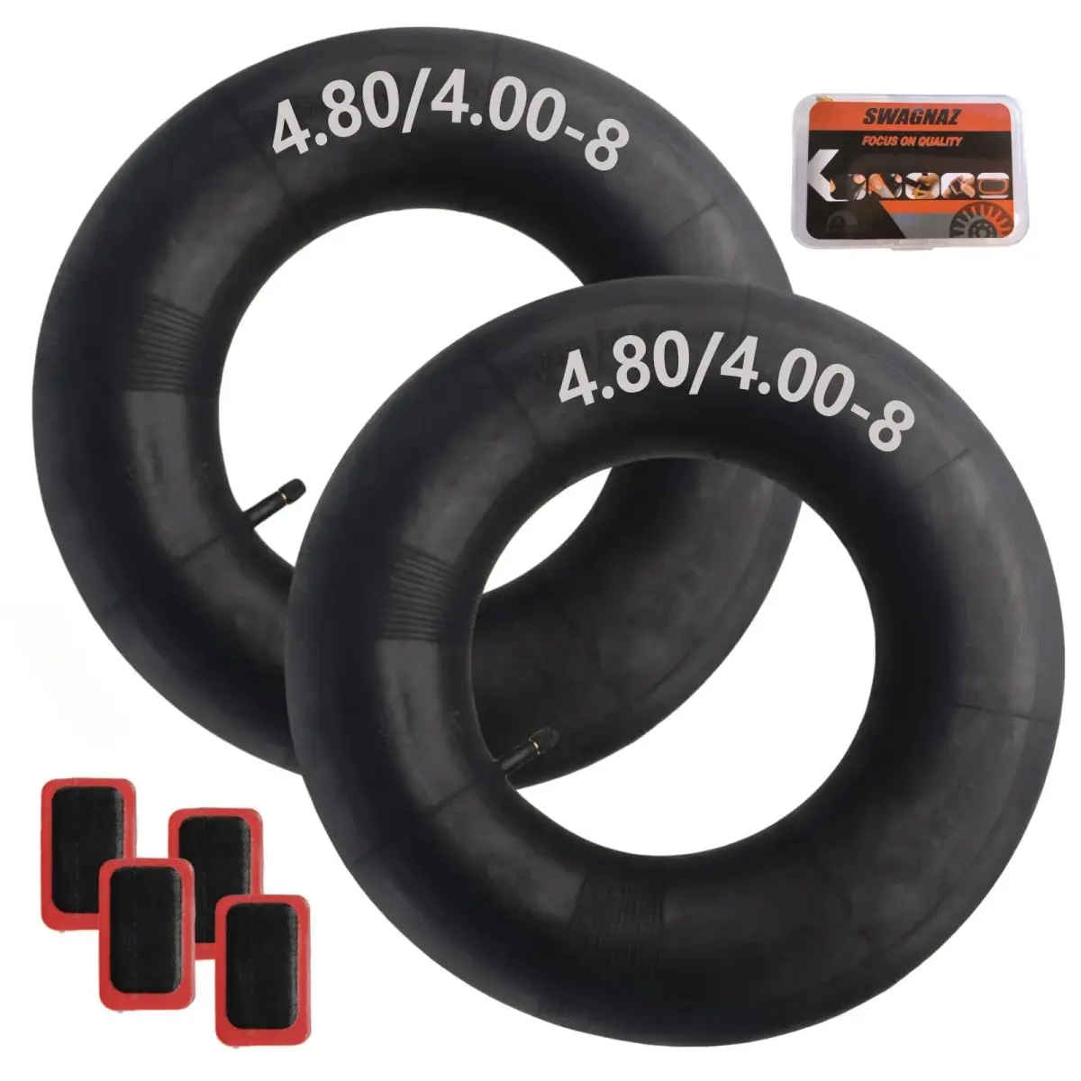 Swagnaz 4.80/4.00-8 Inner Tube | 15.5 inch OD, 30 PSI Max Inflation - view 5