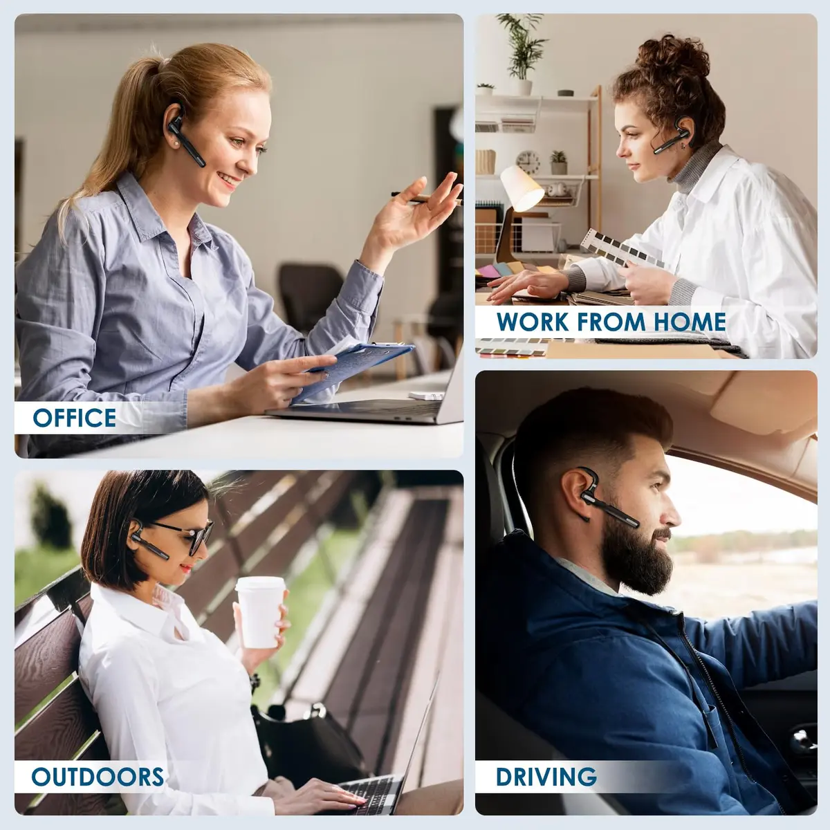 ICOMTOFIT G3 Bluetooth Headset with Mic | 10m Range, 8-10 Hr Talk Time - view 7